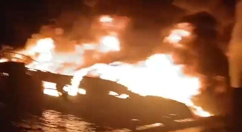 Bodrum’da Felaket Gecesi: 7 Mega Yat Alev Alev Yandı, Denize Gömüldü 5